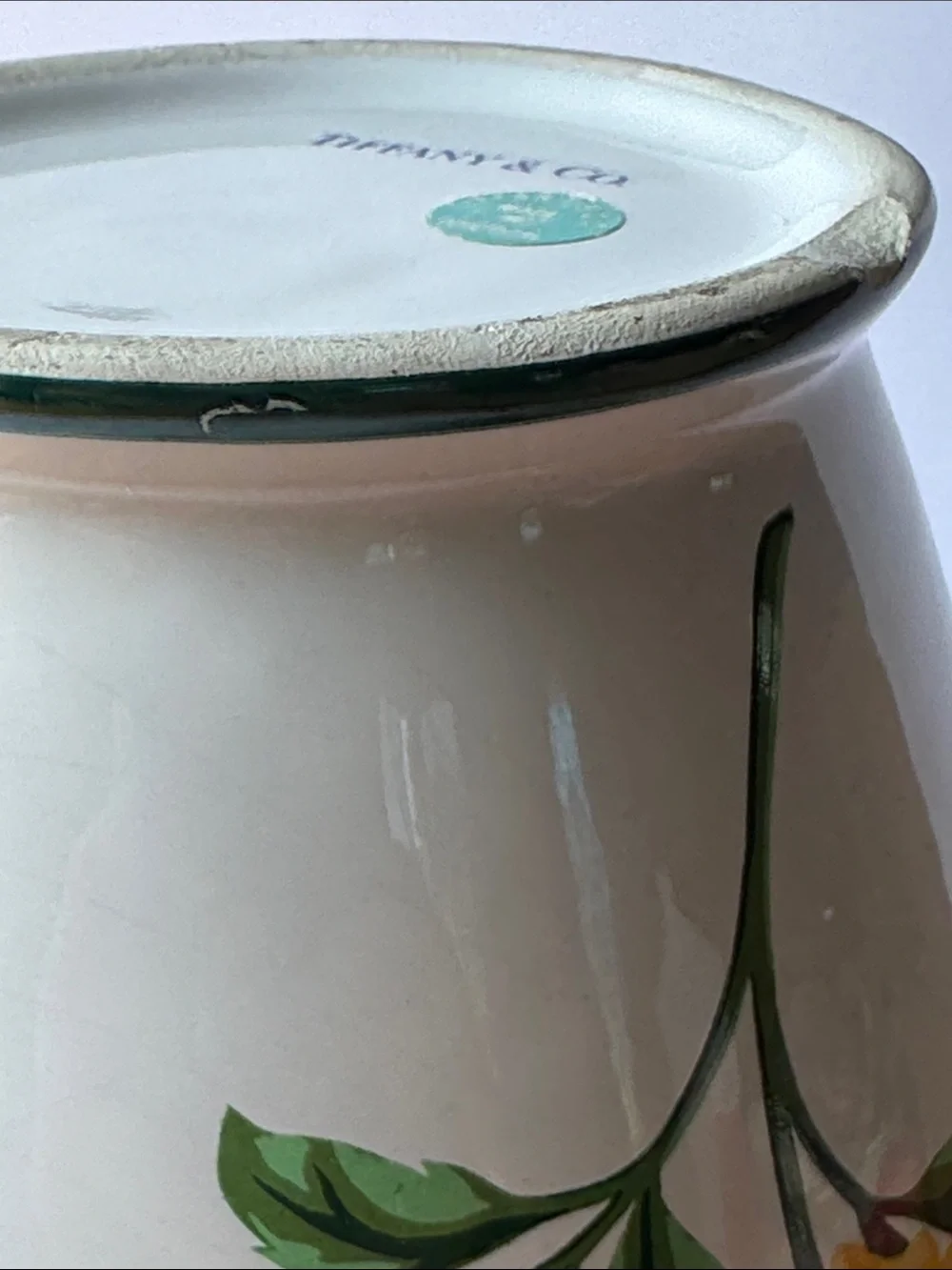 Vintage Tiffany & Co. Sintra floral vase
